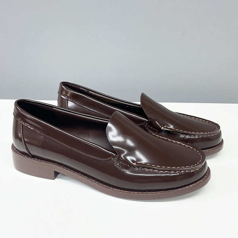 Top Quality Women Loafers Designer Dress Shoes Leather Slingback Shoes Flat Loafer Summer Sandals Slip-on Party Casual Shoes 755