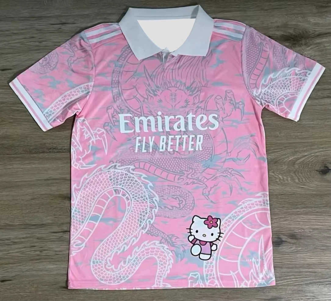 Sanrio Collaboration Hello Kitty Cartoon Cute Polo Shirt Woman And Girls Fashion Short Sleeved Top Youth Women Adults Polo Shirt L250920