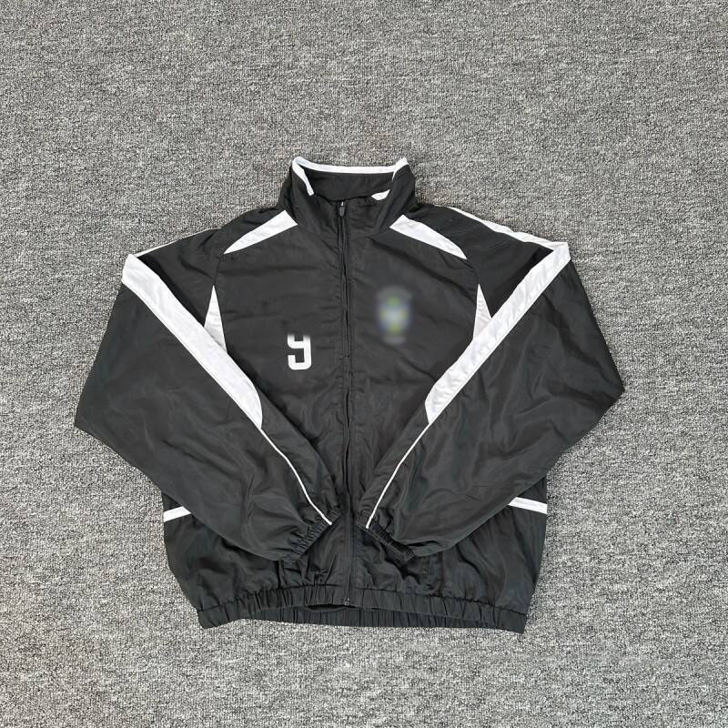 Unisex Loose Fit Quick-Dry Tracksuits - Embroidered Jacket & Pants Set, Lightweight Breathable, Daily & Sports Wear