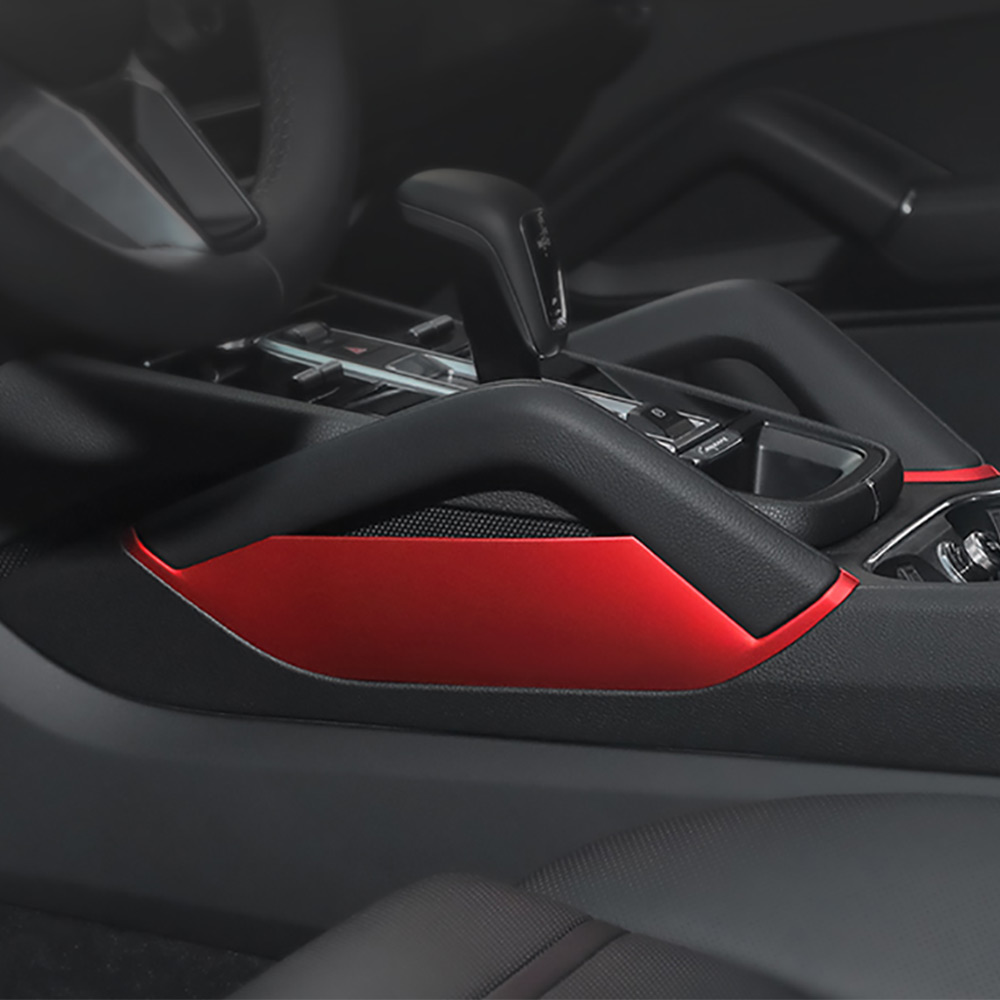 Car Center Console Armrest Side Storage Box Mobile Phone Box Holder Organizer Cover Trim For Porsche Cayenne 2018-2026 Car Accessories