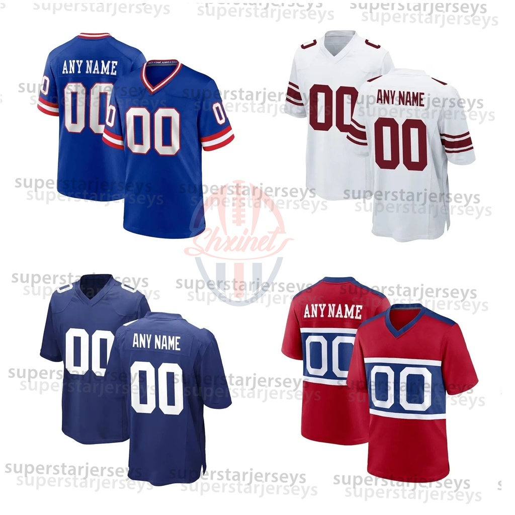 Hot Sale Custom 5 Tee Higgins Football Jersey Malik Nabers DeVito Lawrence II Boyle Waller Embroidered Letter Number Designed Any name any number
