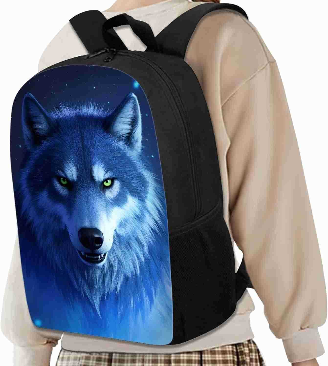 Wolf School Backpack For girls boys Lightweight Elementary Student Bookbag Perfect for Back to SchoolZ250920