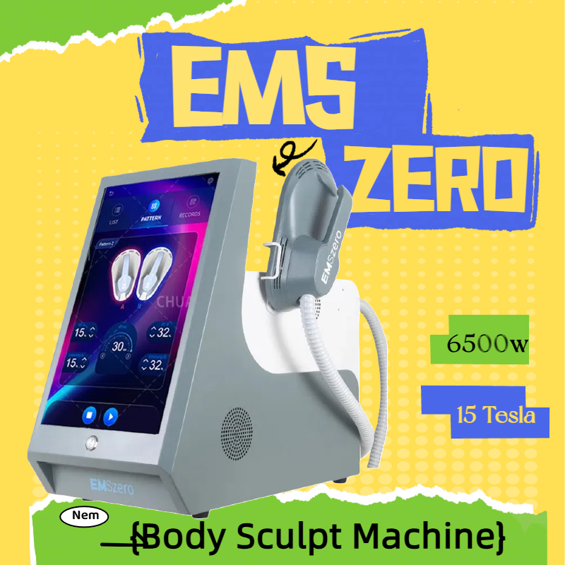 EMSzero Professional Myosilm EMS Body Sculpting Machine NEO 15Tesla 6500W 200HZ Nova Abdominal Muscle Building Slimming Hi-emt Machine
