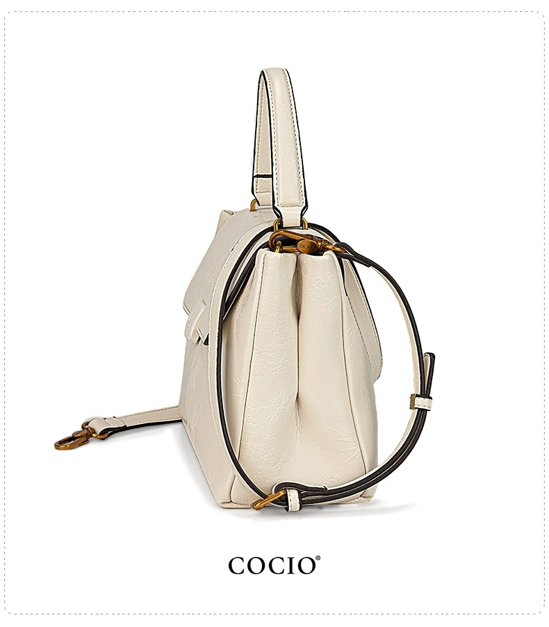 COCIO Free shipping new designer Shoulder totes Bags For woman bag handbag black white women cross body tote Bag