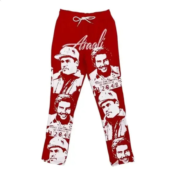 European and American fashion full printed hooded sweatshirt and sweatpants twopiece set Y2K oversized casual outdoor set 250920