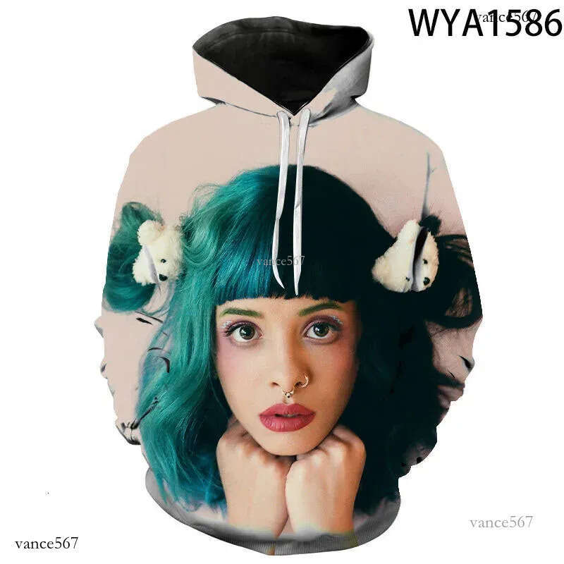 2024 Fashion Singer Melanie Martinez 3D Printed Hoodies Men Women Trendy Sweatshirt Pullover Casual Streetwear Plus Size Coat