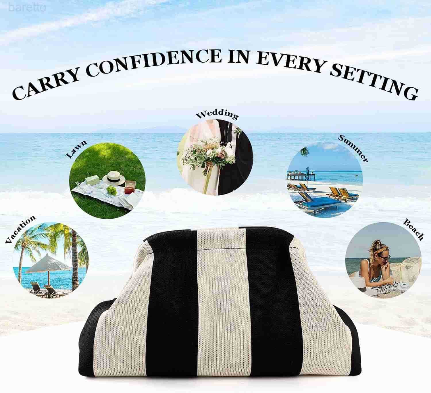 Woven Dumpling Bags for Women Pink and Green Purse Colorblock Clutch Crochet Purses Handbags Summer Beach Clutch 2025 Z2509020