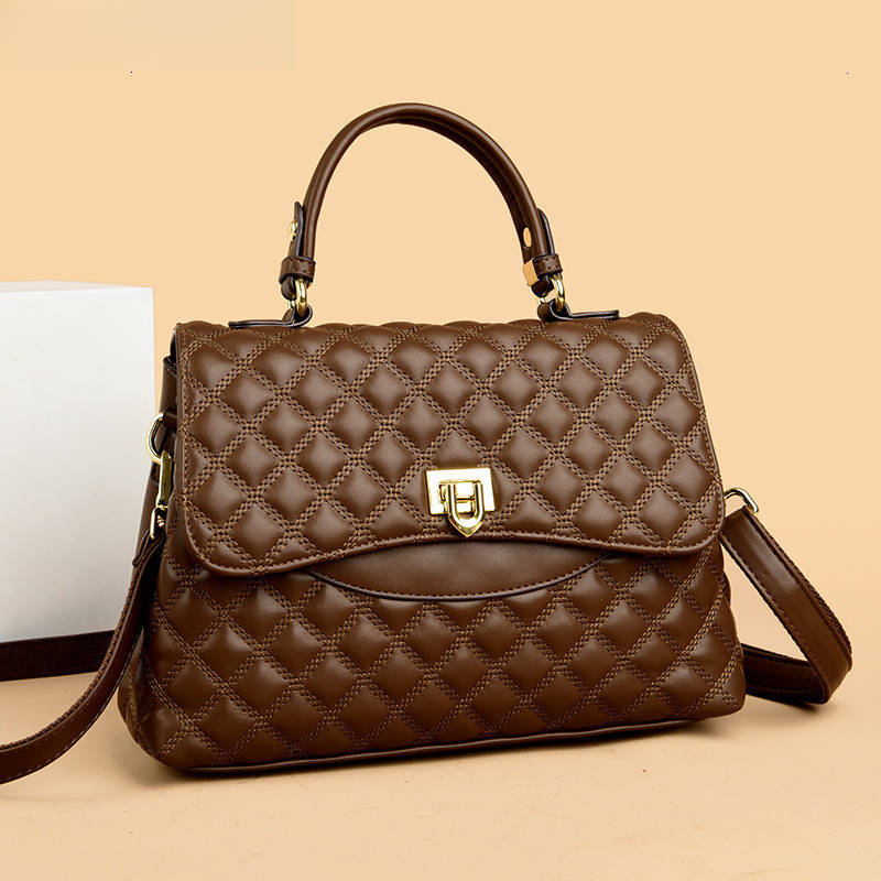 Guguo Designer Bag 2025 New Leather Fashionable High-end Minimalist Luxury Bag Fashion Bag Handbag Shoulder Sloping Bag Women's Bag Tote Bag Leis