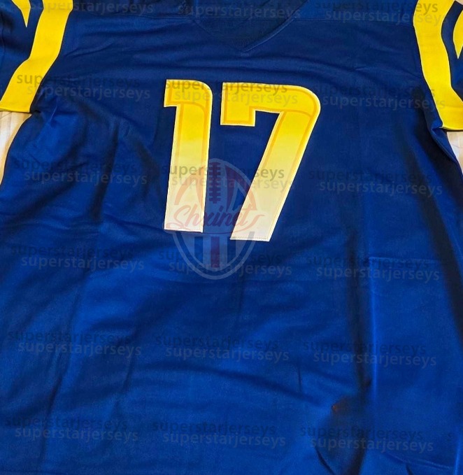 Custom 2025 Rivalries jerseys Matthew Stafford Kyren Williams Aaron Donald Puka Nacua avante Adams Christian Rozeboom Jaylen McCollough Stetson Bennet