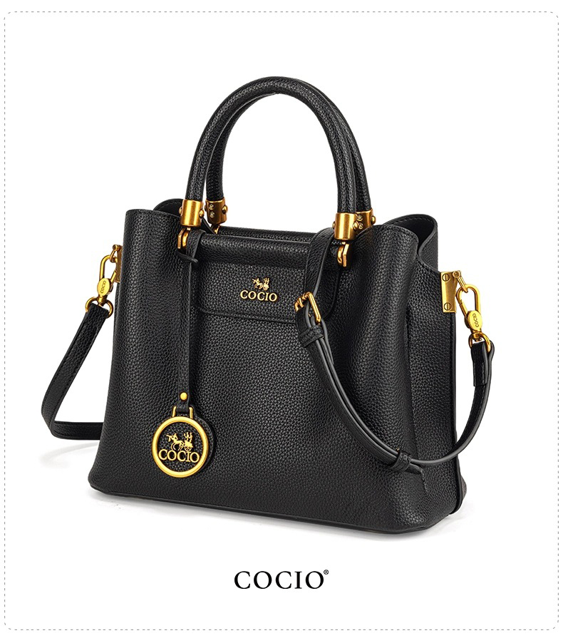 COCIO Free delivery designer tote bag Solid color, simple and fashionable handbag comfortable and casual