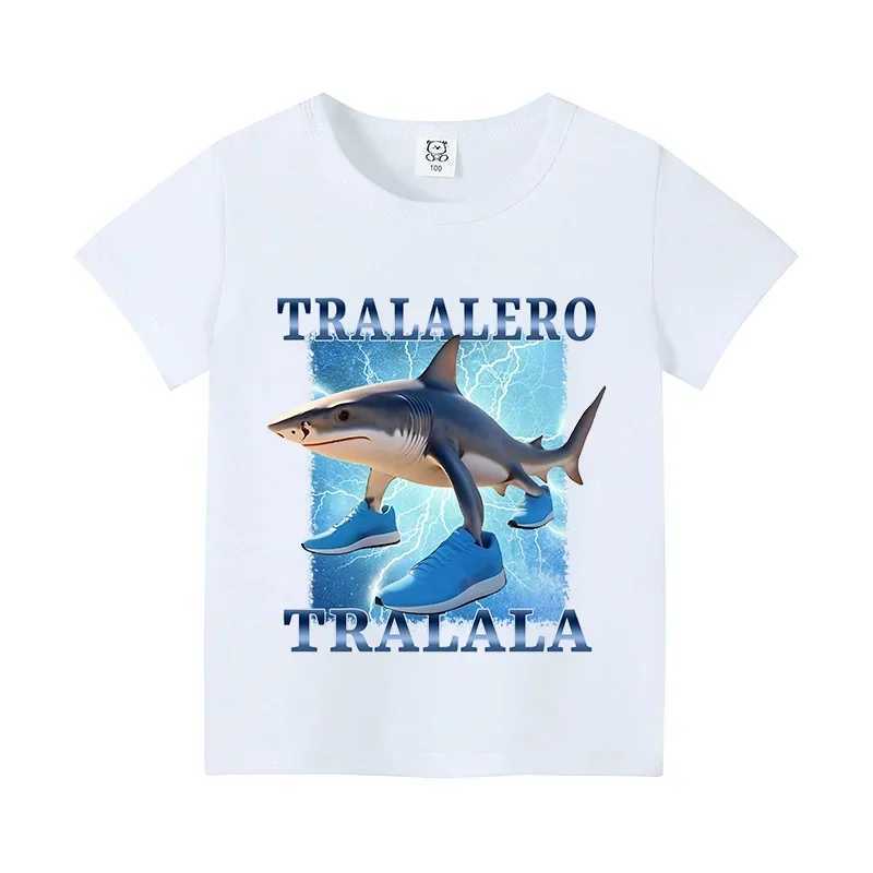 Italian Brainrot Animals Kids Tshirt Cappuccino Assassino Short Sleeve Tops for Kids Funny Meme Cute Tee Summer Clothing Z250919