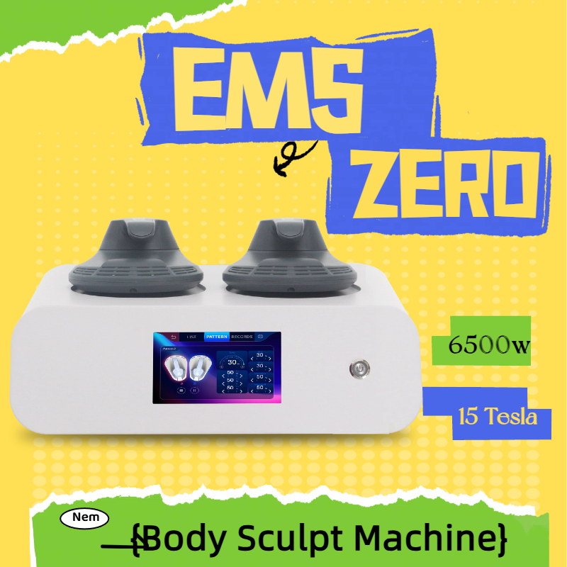 EMSzero Neo EMS Sculpting Machine 2/4/5 Handles Electro Magnetic Stimulation Body Sculpting and Muscle Building Weight Loss Machine 200HZ 15Tesla 6500