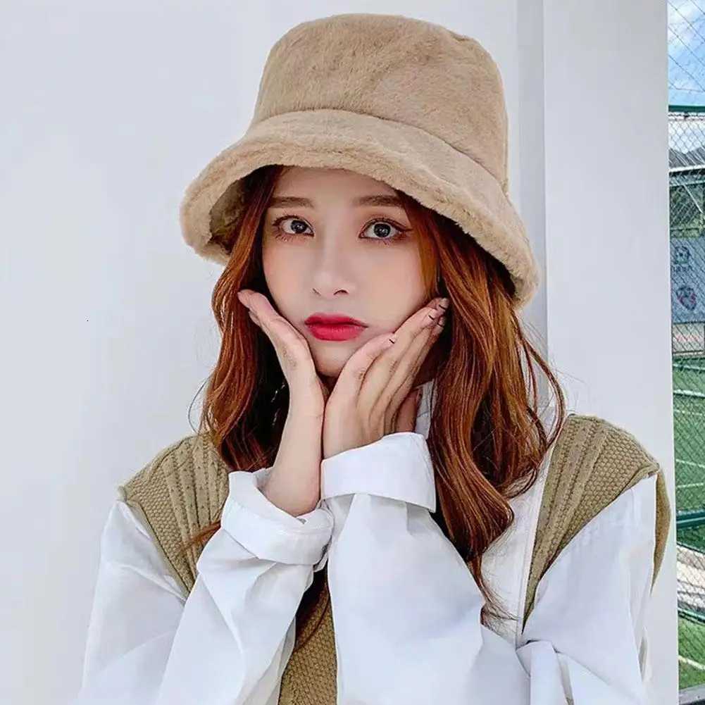 Winter P Fisherman Hats Colorf Girl Fashion Hat Warm Windproof Coldproof Wide Brim La Wen Artist C Y250920