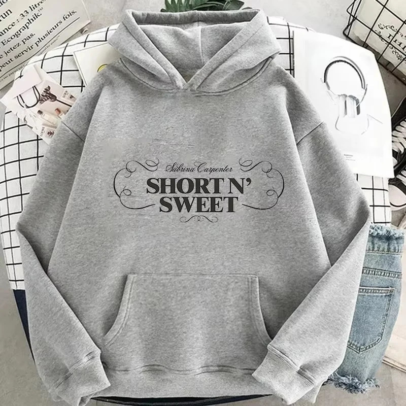 Sabrina Carpenter Mens Hoodie Short N Sweet Tour Hoodie Women Long Sleeve Streetwear Y2k Clothes Men Women Hooded Sweatshirts 250919