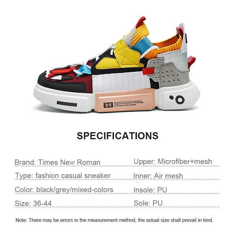 2024 Fashion Breathable Men Chunky Sneakers Spring Autumn Unisex Adult Womens Casual Running Walking Shoes Plus Size 3647 W250920