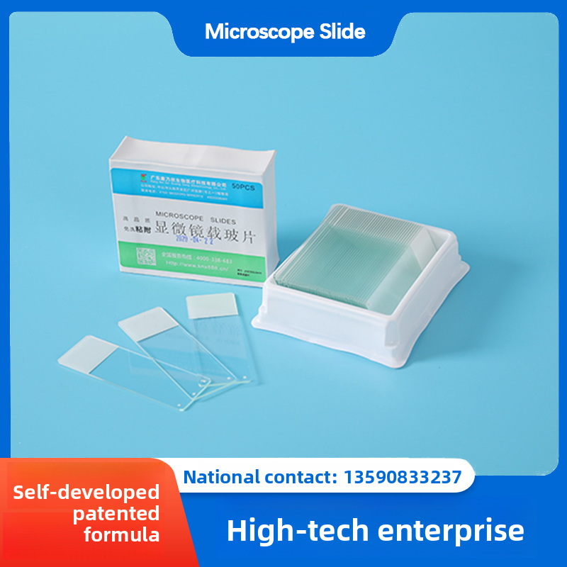 Premium Microscope Glass Slides Set, Pre-Cleaned Frosted End for Labeling, Suitable for Lab & Education-10 pcs