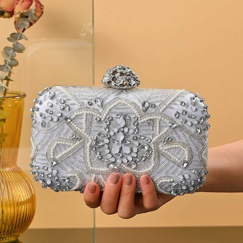 Luxury Designer Diamond Evening Crystal Bag Rhinestone Ladies Clutch Chain shoulder bag Women Wedding dress Party For BrideW250920