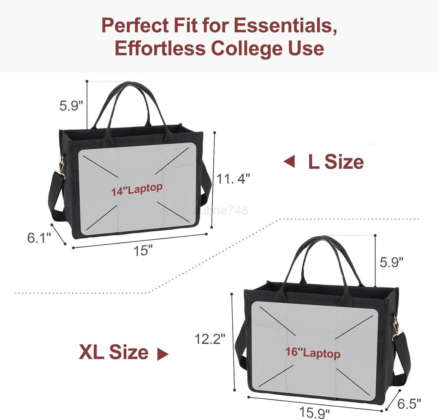 College Tote Bag for School Large Canvas Teacher Tote Clinical Nurse Bag for Women Nursing WorkZ250920