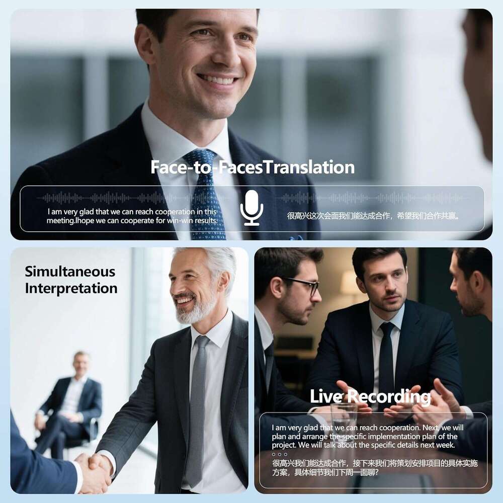 Translation Earbuds Real Time - AI 144 Language Translator Earbuds, Audifonos Traductores Ingls Espaol, 3-in-1 Translating Device, Translate Ear Buds 