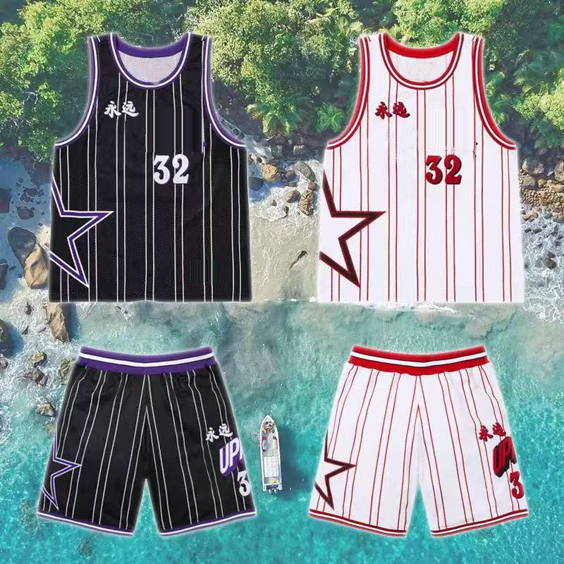 Fashion Basketball Uniform Star 32 short Cotton Black White T Shirt Mens Top Casual Summer Tee Shirt Brand Jersey US Size