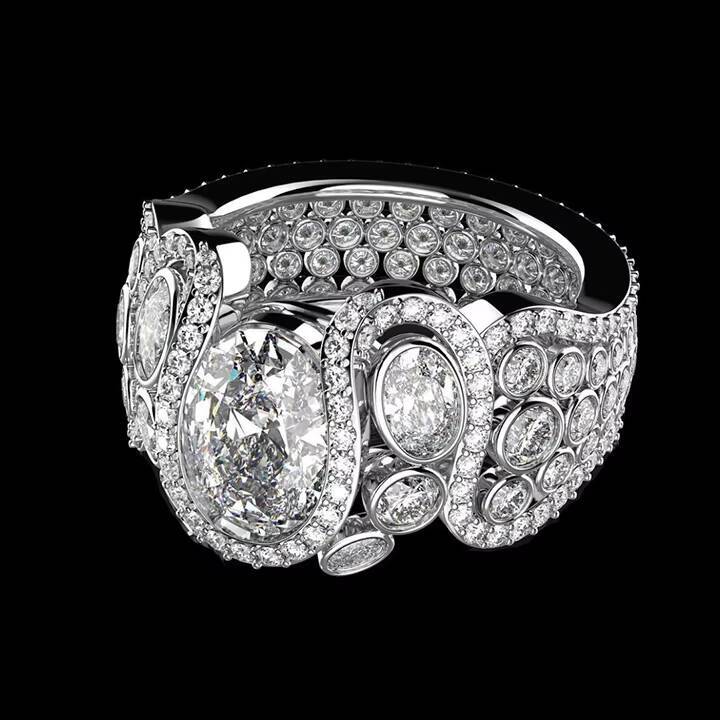 Fashion Pass Diamond Tester Silver Gold Plated Vvs Moissanite Dimoand Custom Hip Hop Men Pinky Diamond Iced Out Ring