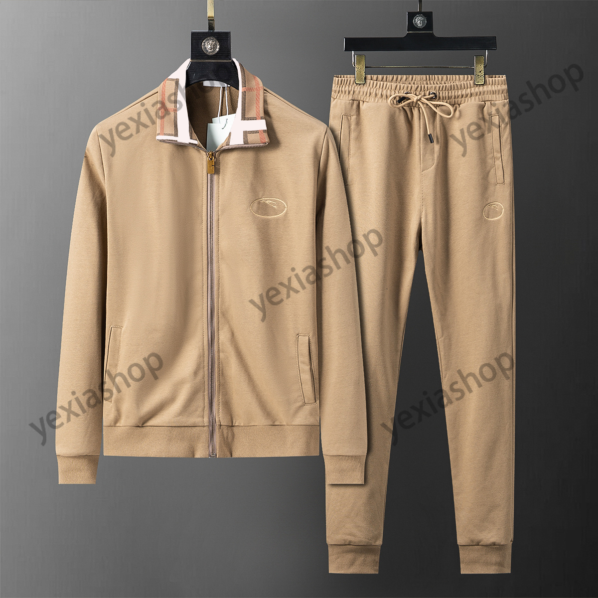 Luxury Designer Tracksuit Men High Quality Zipper Suits Men Women Hoodies Jackets Pants Fashion Sportswear Jogging Sweatshirts Asian Size M-XXXL