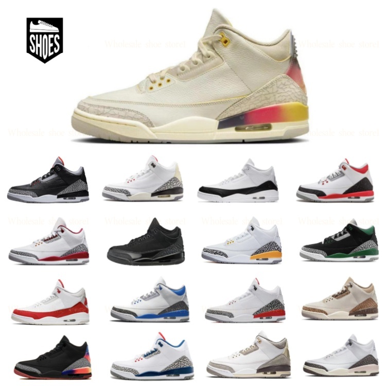 Designer 3 Mid Top Basketball Shoes for Men and Women Athletic Shoes EU36-47