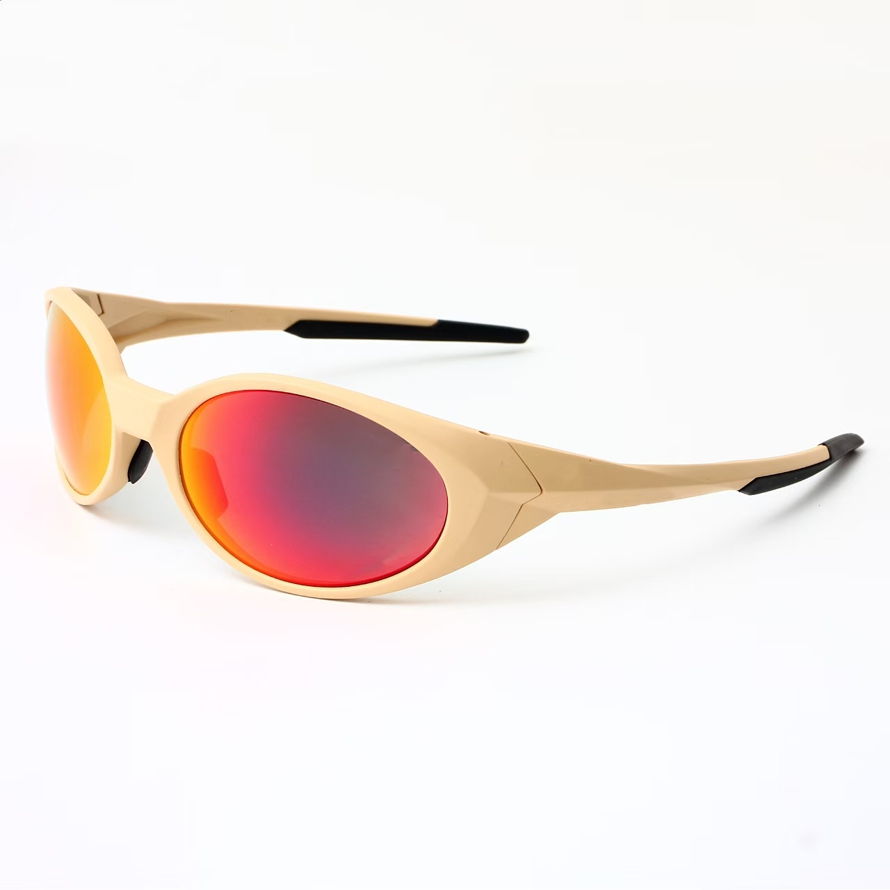 Outdoor Sports Oval Leisure Travel Cycling Retro Personalized Sunglasses for Men and Women Retro Driving Goggles UV Resistant