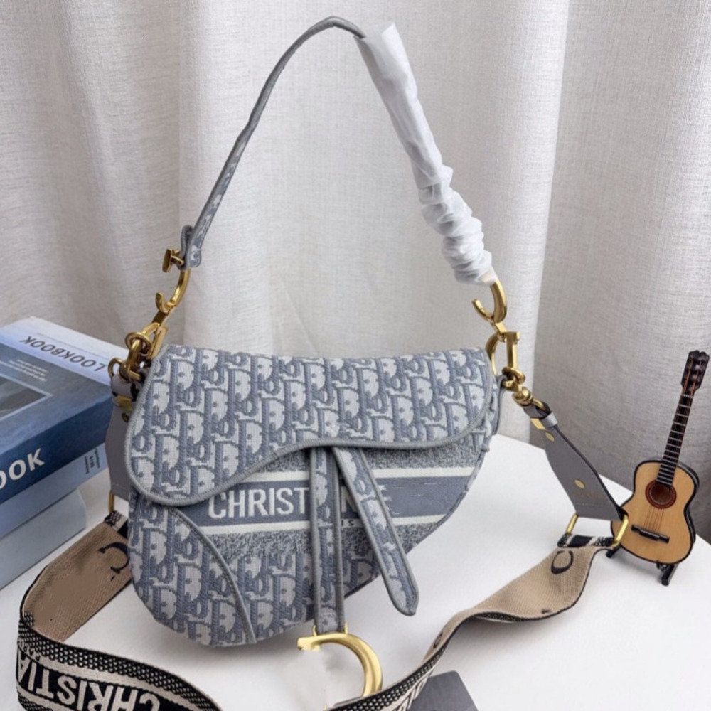 designer bag saddle bag womens fashion crossbody classic shoulder bag printed letters 603