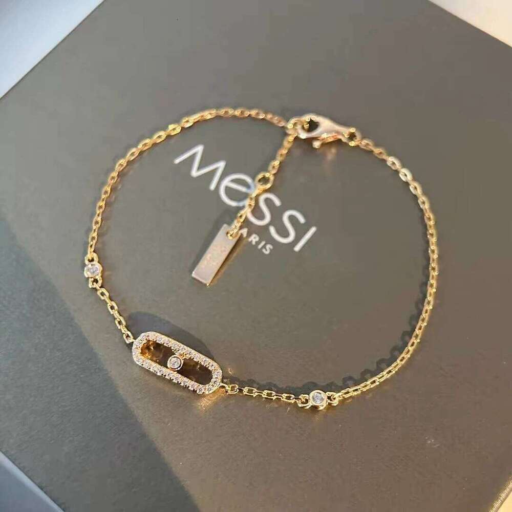 RAKOL 1: 1 Paper clip restoration AAA+ Zircon Bracelet For Wo men Fashion Simple Commuting Bracelet For Girls Party Jewelry Gift