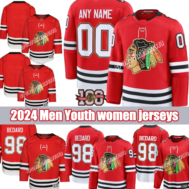 New Blackhawkss Jersey Retro Design with Breathable & Sweat-Wicking Fabric Adult Fan Game-Watching & Training Jersey Embroidered Team Emblem Durable Quality