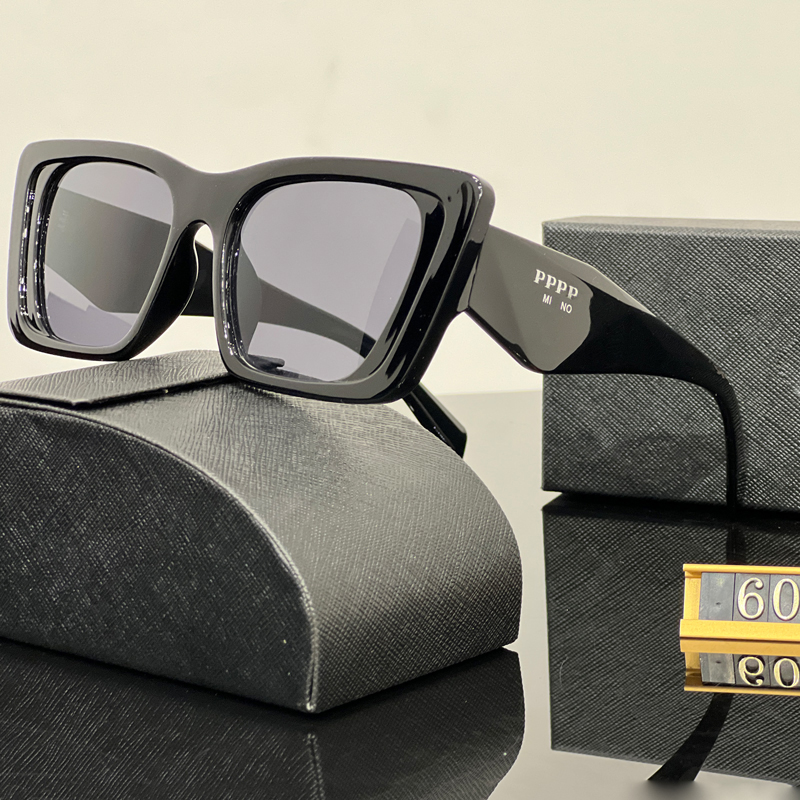 designer sunglasses for women Exquisite Square cat-eye frame logo Color Mixing goggles Beach UV protection UV400 polarized men sunglasses Exquisite gift box