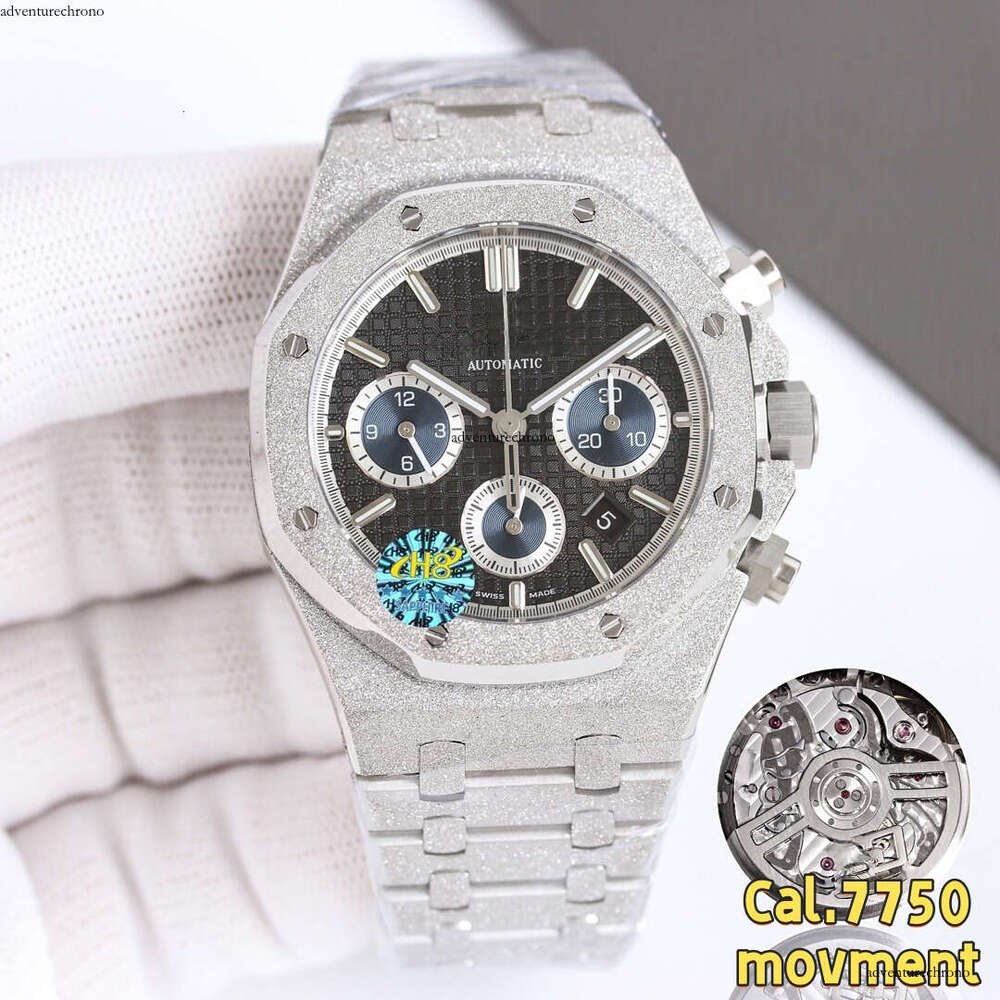 BOX Mens Watches 7750 movement Automatic Mechanical Watch High quality Top Brand designer watch Rubber Belt fashion Montre de luxe vv6