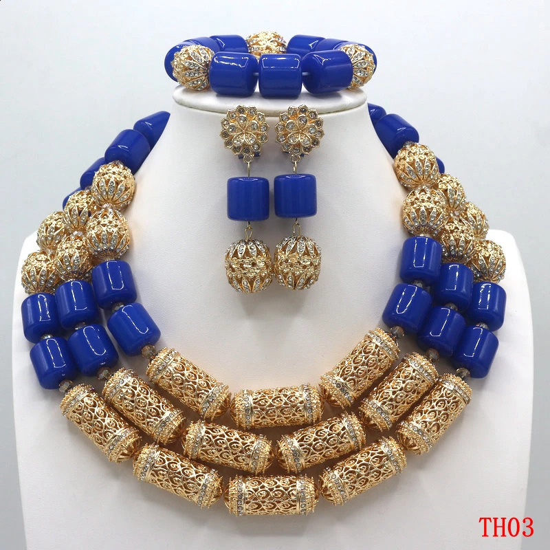 African Beads Wedding Necklace Set Artificial Coral Beads Jewelry Set Wholesale Nigeria Bride Wedding 250920