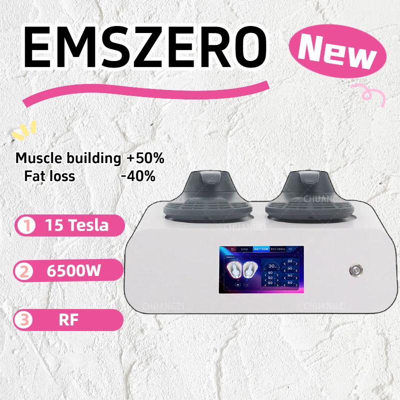 EMSzero RF HIEMT EMS Sculpt Machien Portable Body Slimming Weight loss 2/4/5 Handels RF Neo Body Sculpting and Muscle Building Machine 15Tesla 200HZ 6