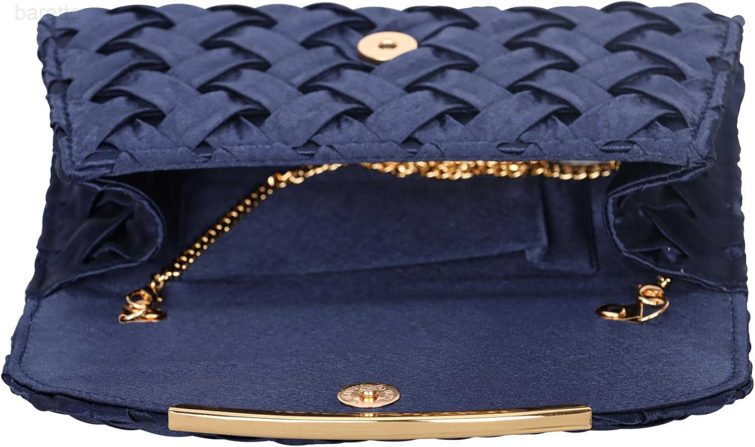 Satin Evening Bag Women Small Dressy Clutch Handbag Formal Purse for WeddingPromBlack tie Party Z2509020