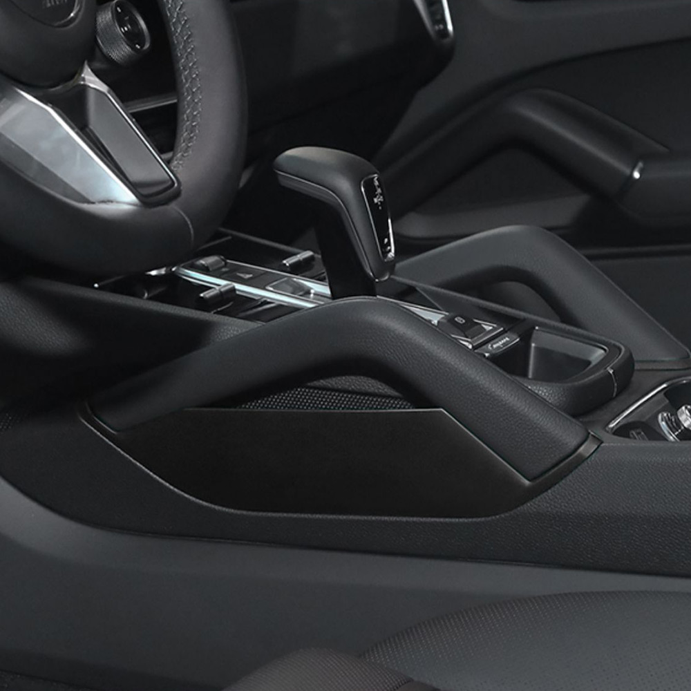 Car Center Console Armrest Side Storage Box Mobile Phone Box Holder Organizer Cover Trim For Porsche Cayenne 2018-2026 Car Accessories