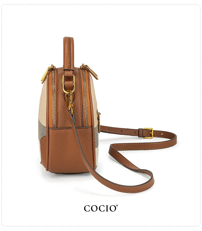 COCIO Free delivery designer bag tote bag Unique texture single shoulder cross body bag underarm bag high capacity