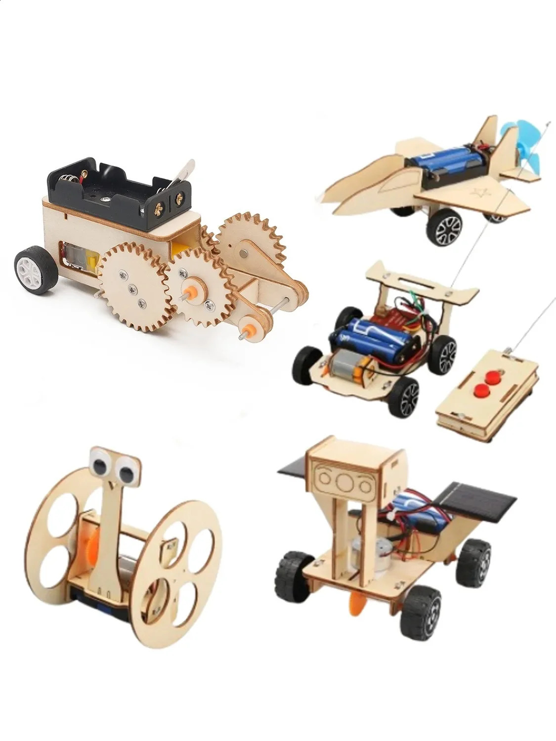 STEM Model Car Kits 3D Wooden Puzzles Toys Educational Science Crafts Kits Toy Wood Building Kit Halloween Gifts for Boys Kids 250919