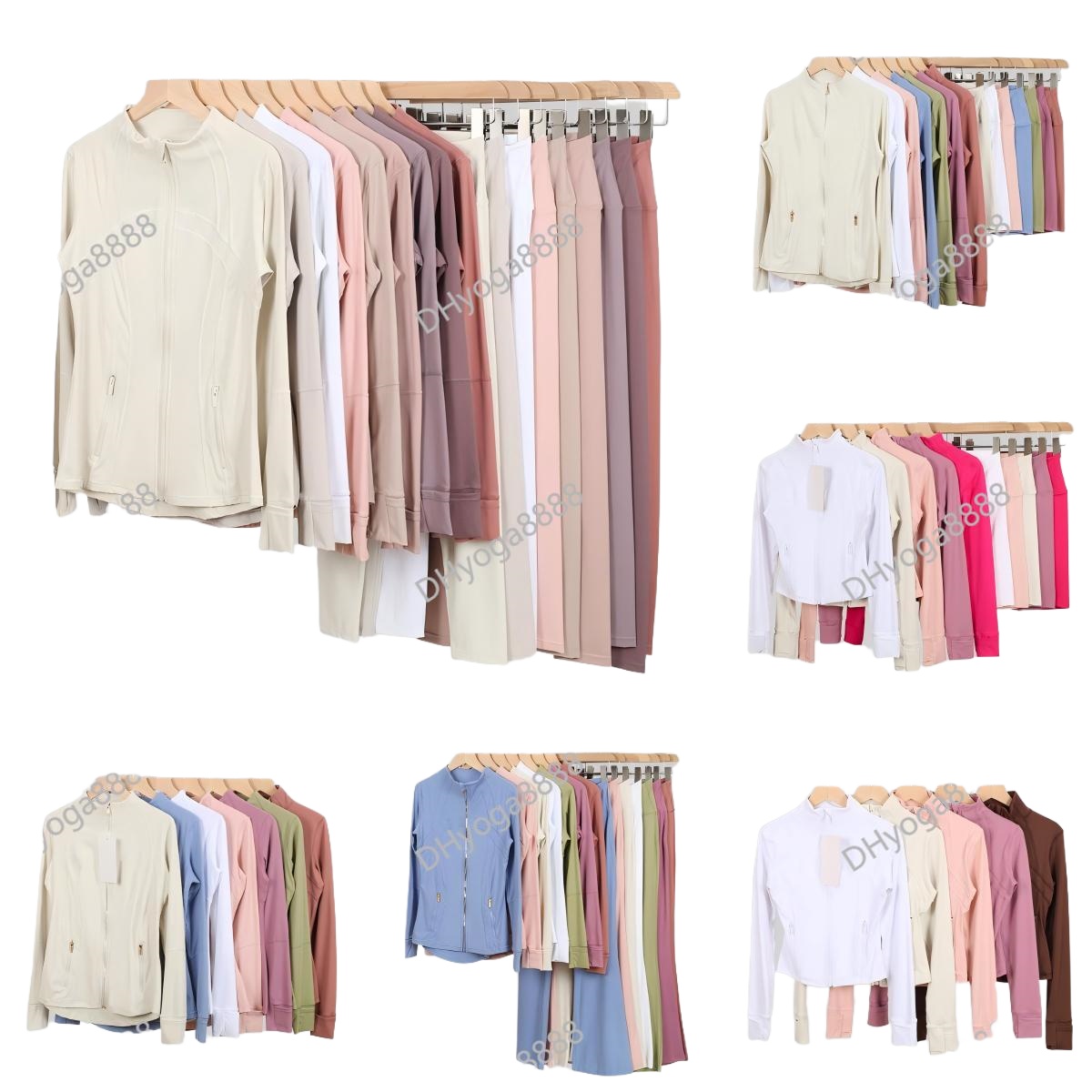 Hot Sell Yoga set Jacket Women leggings Define Workout Sport Coat Fitness Sports Quick Dry Activewear Top Solid Zip Up Sweatshirt Sportwear girl close skin take sets