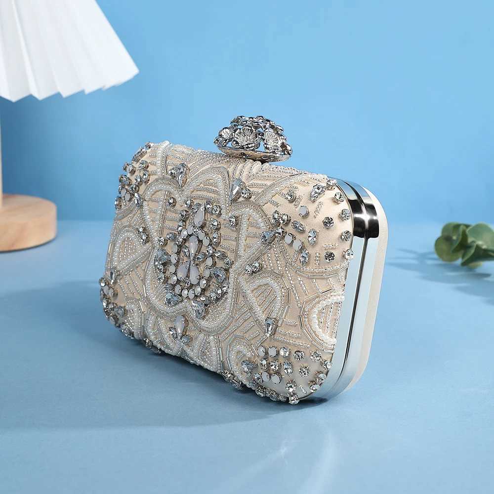Luxury Designer Diamond Evening Crystal Bag Rhinestone Ladies Clutch Chain shoulder bag Women Wedding dress Party For BrideW250920