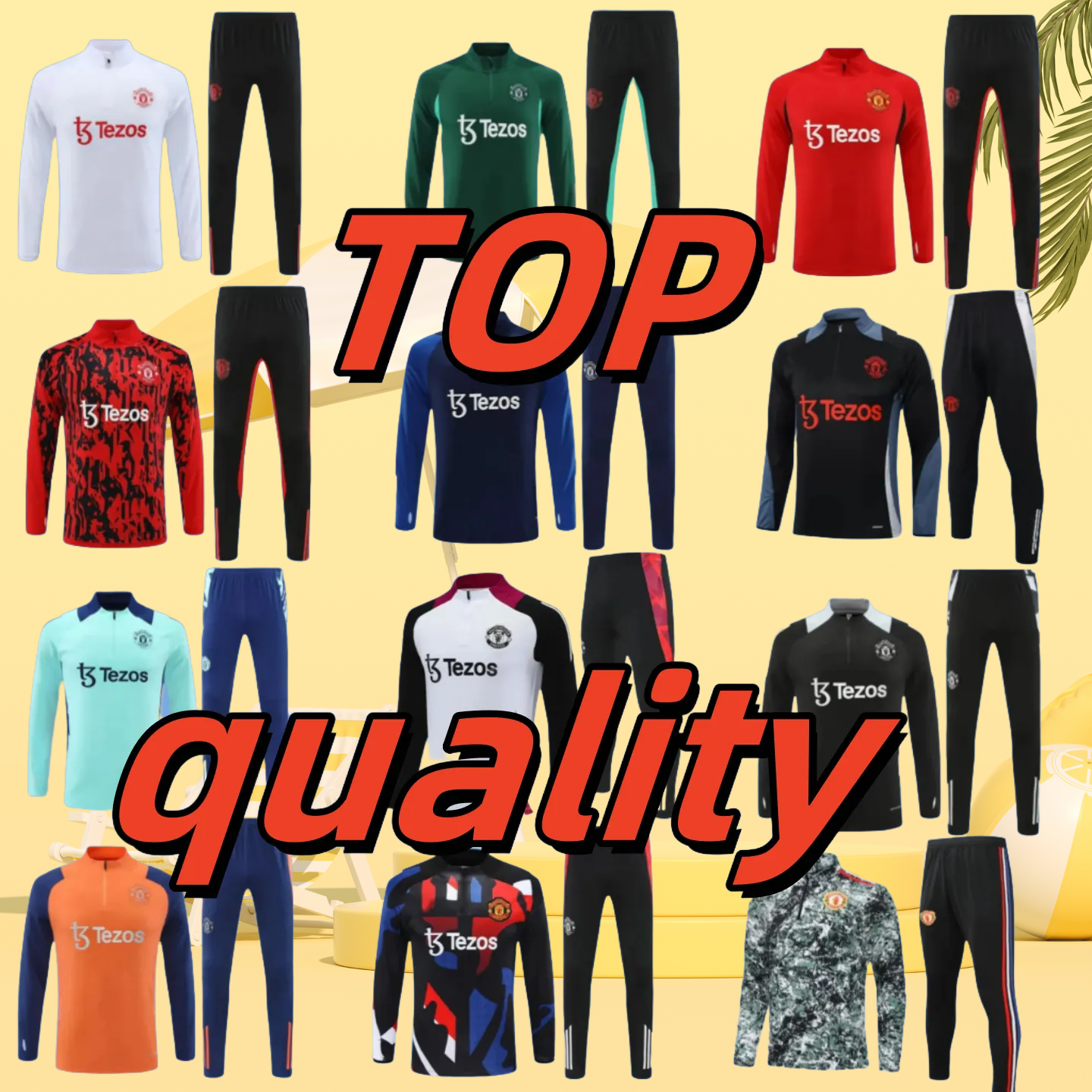 25 26 man unite RASHFORD football Tracksuit chandal soccer TRACKSUITs GARNACHO HOJLUND MARTINEZ CASEMIRO TRAINING MAINOO MOUNT B. FERNANES men kid kit Stone666