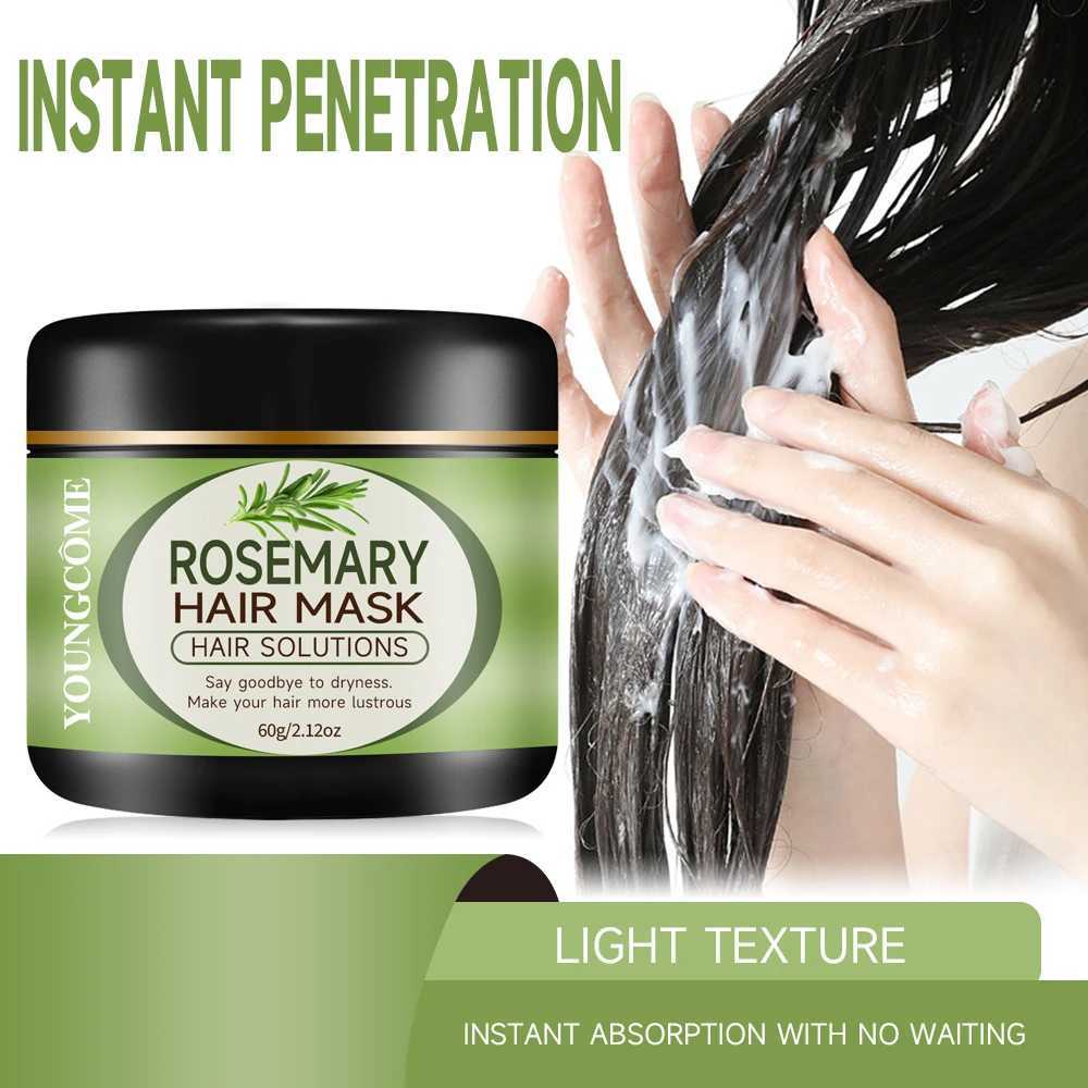 Rosemary Hair Mask Anti Hair Loss Prevent Baldness Thicker Repair Damage Scalp Treatment Shiny Soften Nourish Hair Growth Cream F250919