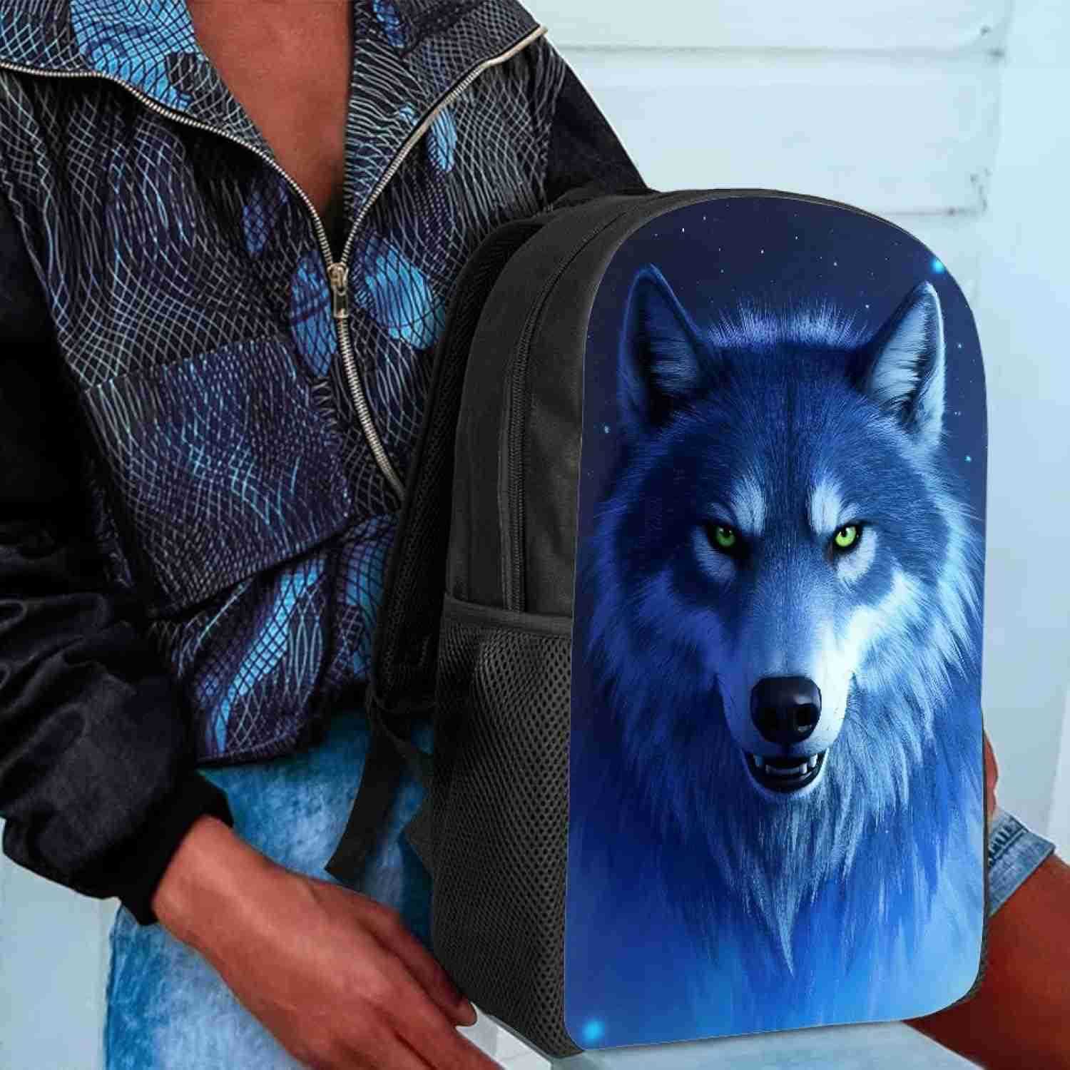 Wolf School Backpack For girls boys Lightweight Elementary Student Bookbag Perfect for Back to SchoolZ250920