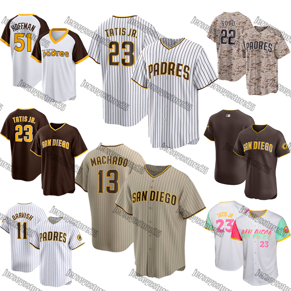Custom Fernando Tatis Jr. Padres Basaball Jersey Manny Machado Xander Bogaerts City Connect Yu Darvish Jake Cronenworth Hosmer Ha-Seong Kim Joe Musgrove Jersey