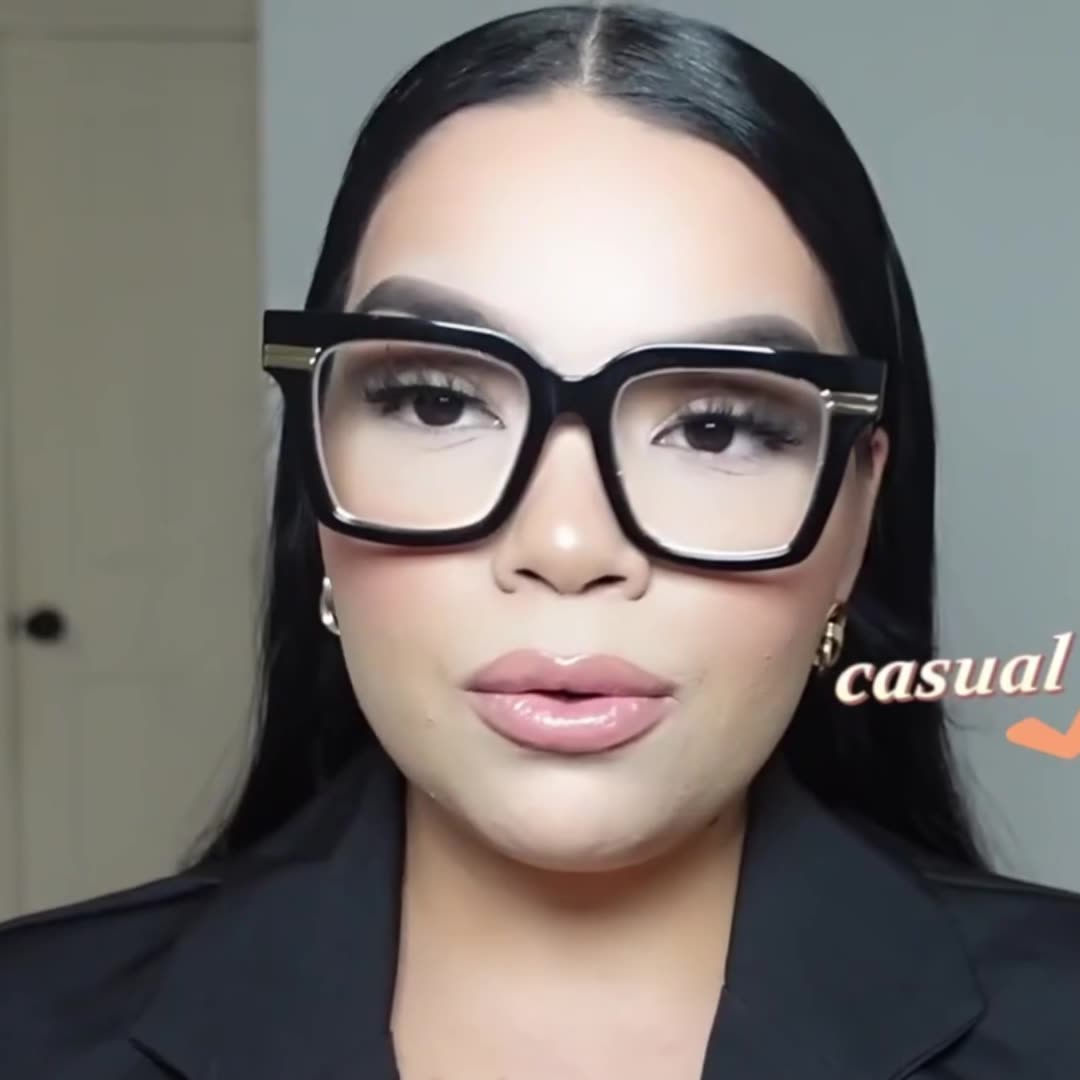 Square Oversized Eyewear Frames 2025 New Anti Blue Light Euro American Trendy Women Instagram Viral Daily Use