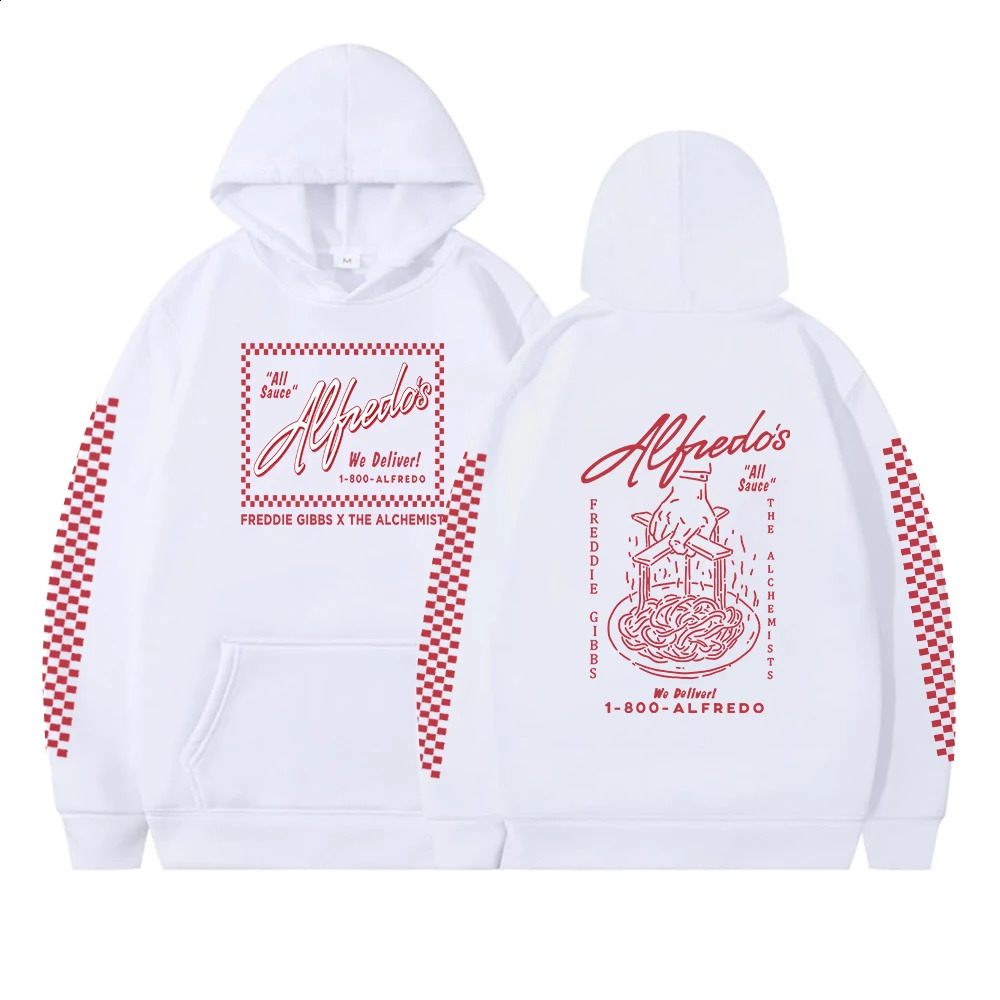 Freddie Gibbs and The Alchemists Alfredo Hoodie Music Alfredo Hoodie Men Women Long Sleeve Streetwear Hip Hop Sweatshirt 250919