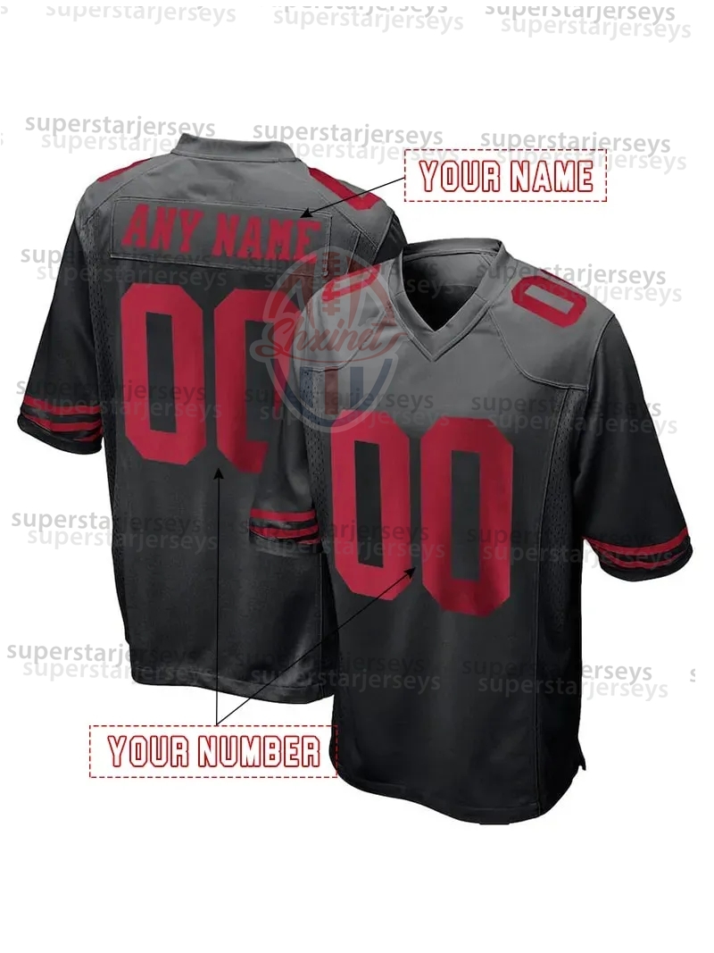 Stitched Joe Montana Jerry Rice Ronnie Lott Brock Purdy Christian McCaffrey George Kittle Nick Bosa Deebo Samuel Sr Brandon Aiyuk Fred Warner San 49 F