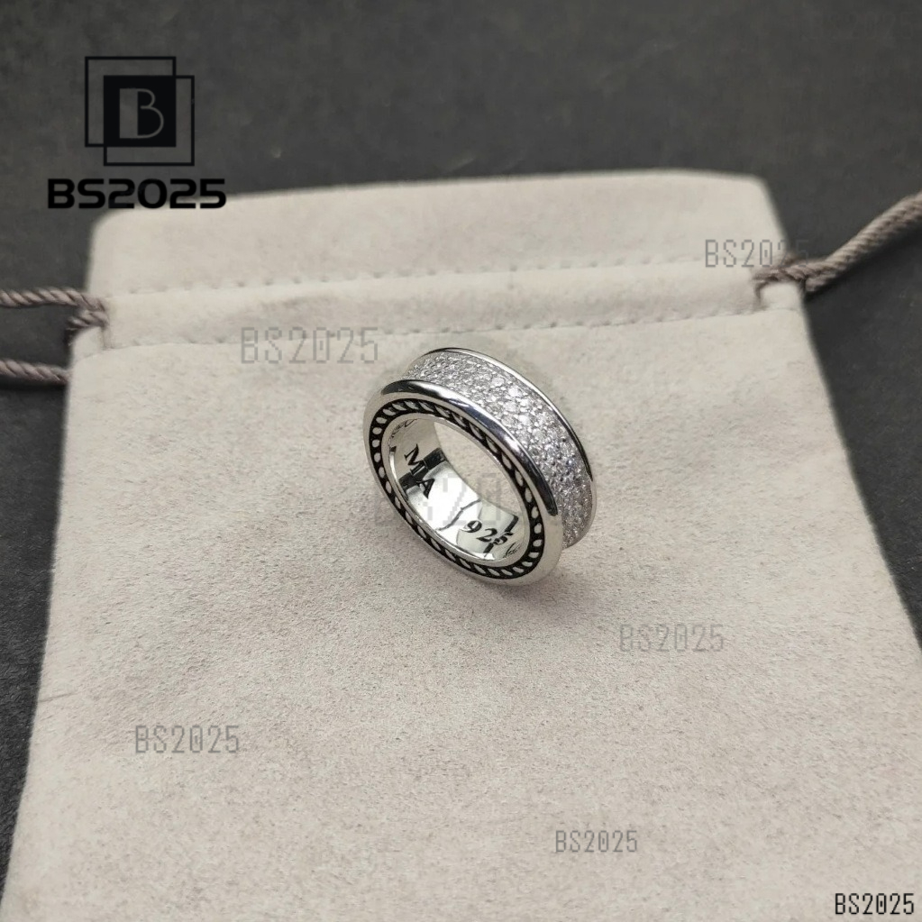 Dy Vintage designer ring men plated gold Yurmanlys rings designer for women engagement wedding diamond mens ring fashionable punk jewelry davids 889