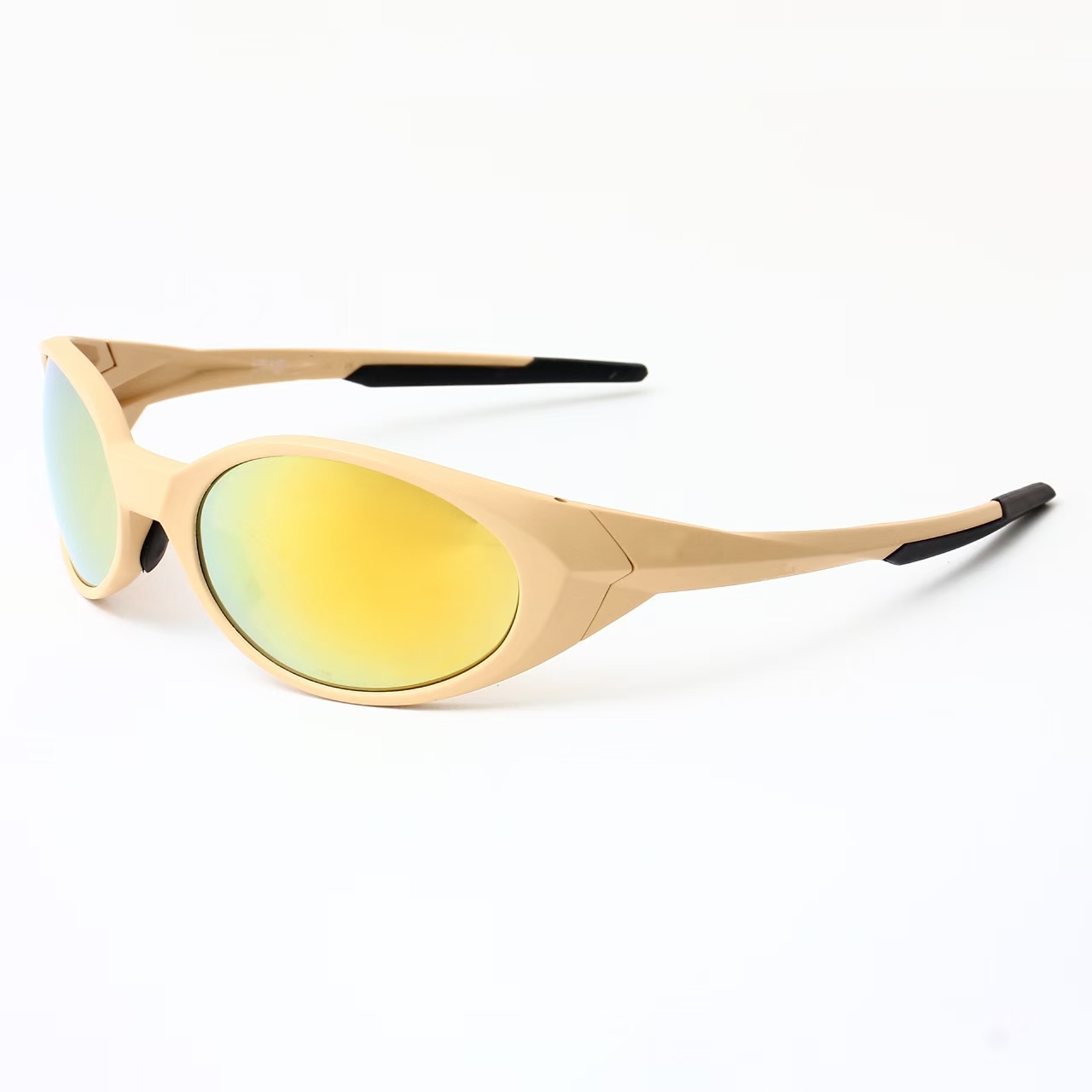 Outdoor Sports Oval Leisure Travel Cycling Retro Personalized Sunglasses for Men and Women Retro Driving Goggles UV Resistant